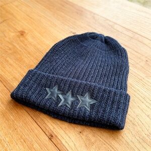 AMIRI Navy Blue Star Beanie